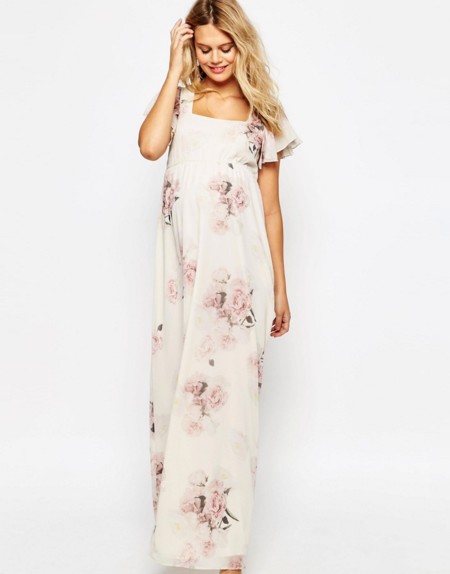 Maxi Vestido Estampado Premama Rebajas