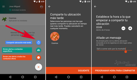 Ubicación Más Tarde