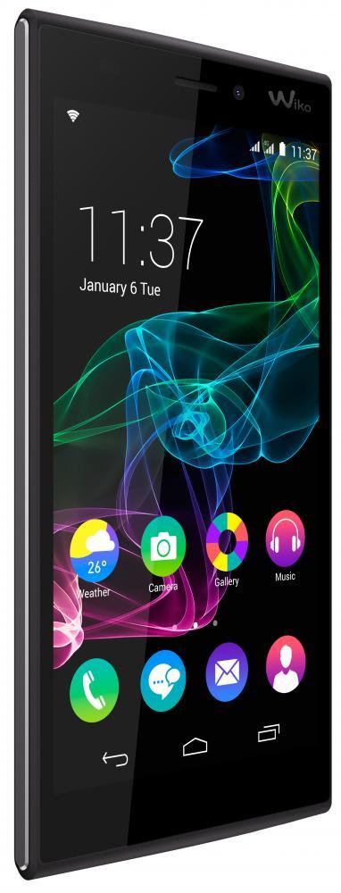 Wiko Ridge 4g 3quart Front 3 Black Grey