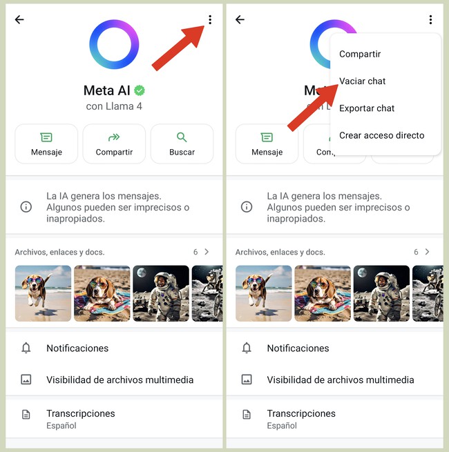 Cómo ocultar Meta AI en WhatsApp y por qué es lo más cerca que tenemos ...