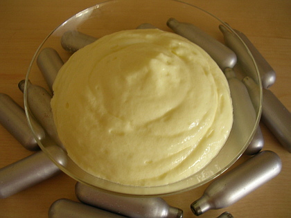 Mahonesa rápida y sin huevo. Recetas con Sifón iSi