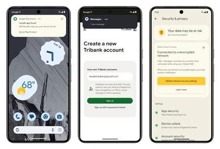Google が発表したセキュリティ改善の一部のスクリーンショット