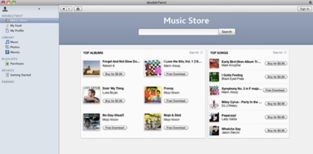 doubleTwist añade una tienda de música a sus funcionalidades