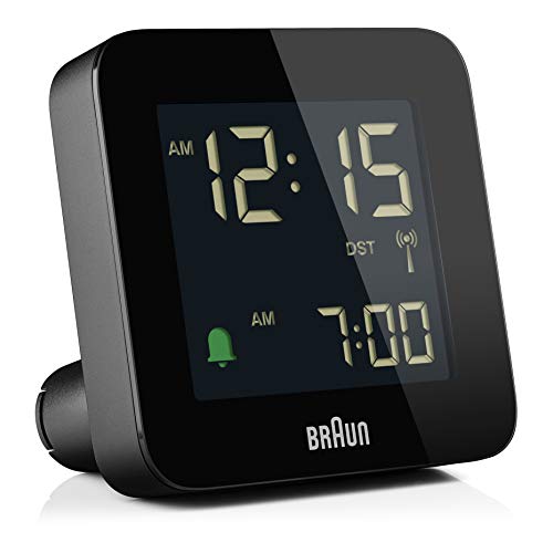 Brown clock - alarm clock 