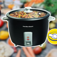 Con esta oferta relámpago podrás llevarte una práctica arrocera de Hamilton Beach a un precio irresistible  