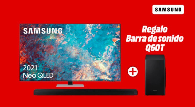 Comprar estas Smart TV Samsung en MediaMarkt tiene premio: barra de sonido de regalo y reembolso de hasta 400 euros