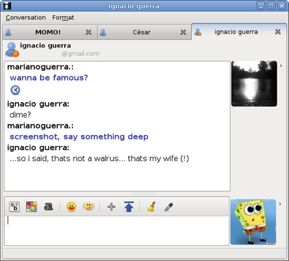 emesene, un cliente multiplataforma para MSN Messenger