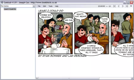 Comical: Least I Could Do、ストリップが私によってプログラムに追加されました