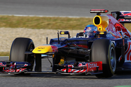 Sebastian Vettel bautiza su Red Bull RB8 con el nombre de Abbey