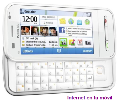 Comparativa Tarifas Internet Móvil para navegar desde teléfono o smartphone