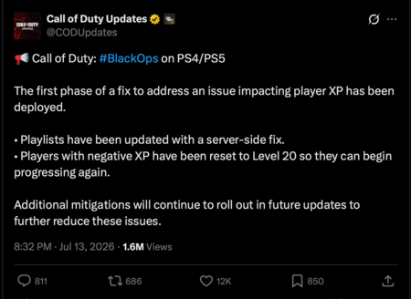Call Duty Black Ops Tramposos Fallas Parche