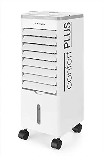 Orbegozo AIR 35 - Climatizador evaporativo 3 en 1, 3 velocidades, aspas orientables, depósito de 3 l, silencioso, filtro lavable, 60 W