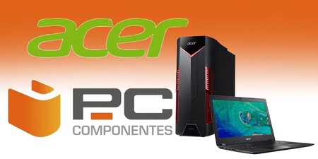 Ofertas en equipos Acer en PcComponentes: portátiles, sobremesa y monitores a precios rebajados
