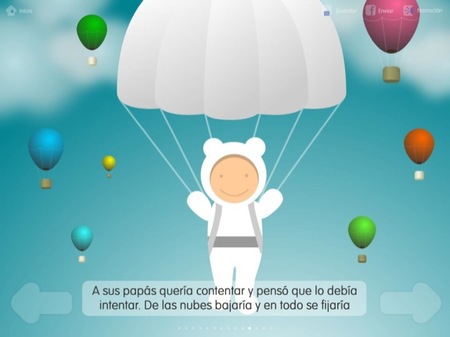 Los cuentos personalizables para el iPad de Portfolio Multimedia son para leer con los peques