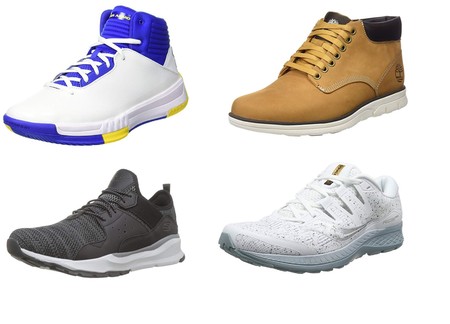 Chollos en tallas sueltas de zapatillas y botas de marcas como Under Armour, Saucony, Timberland o Skechers en Amazon