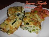 Tortilla rústica al horno. Receta para embarazadas