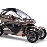 Ni coche, ni moto. El Yamaha MWC-4 es un prototipo futurista de cuatro ruedas que se inclina en las curvas