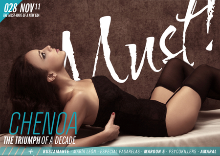 Chenoa se convierte en una auténtica gatita sexy para Must!