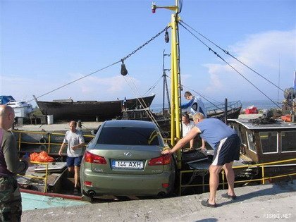Coche en ferry