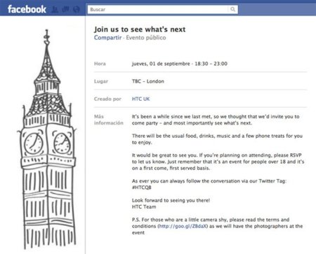 HTC realizará una presentación en Londres el próximo 1 de Septiembre