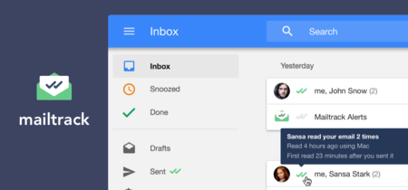 El doble check de Mailtrack llega a Inbox para que sepas si tus correos han sido leídos