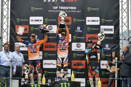 Podium Mx2 Trento 2017
