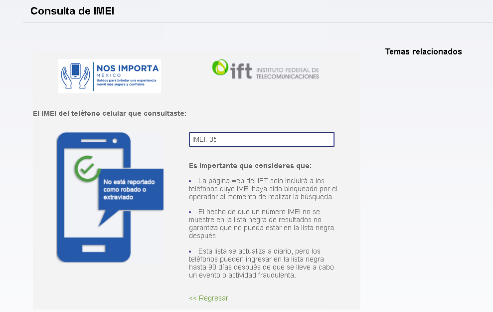 Cómo saber el IMEI de un teléfono y verificar si tiene reporte de robo ...