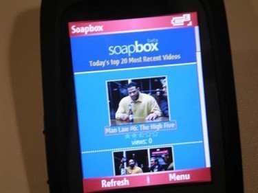 MSN Soapbox versión móvil