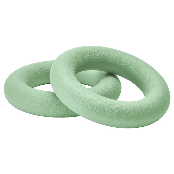 DAJLIEN Pesa, forma de anillo/verde claro