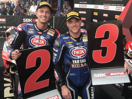 Michael Van Der Mark Alex Lowes Wsbk Tailandia 2018