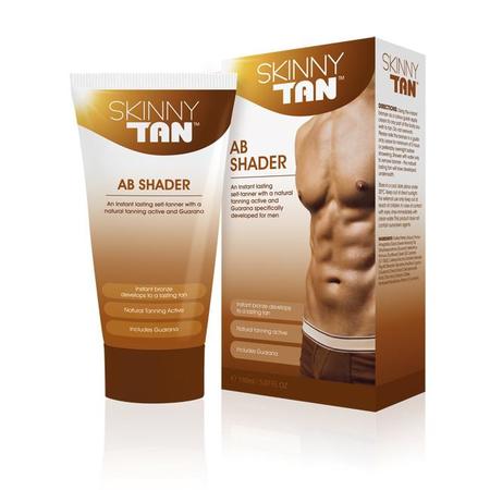 Ab-Shader de Skinnytan, un autobronceador natural desarrollado específicamente para los hombres