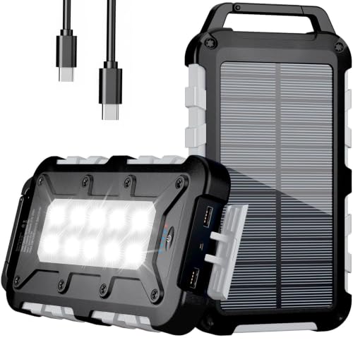 WOWMVP Power Bank Solar 26800mAh 