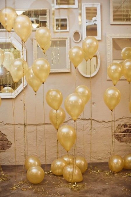 15 detalles decorativos en dorado para la noche de fin de año