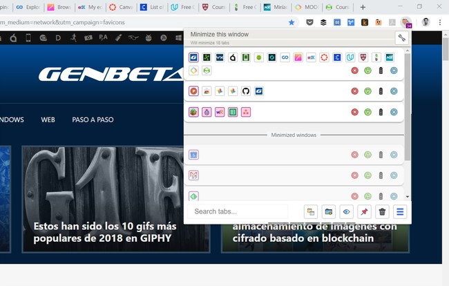 Tab Manager Plus Chrome 1