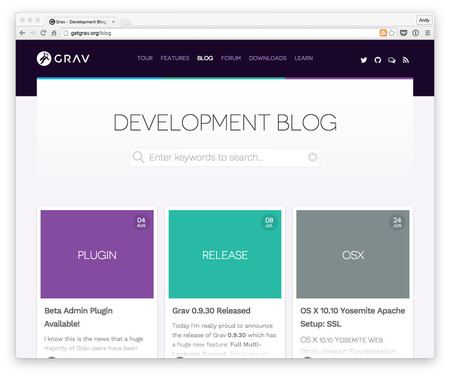 Cómo crear un blog sin necesidad de base de datos usando Grav