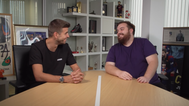 Ibai Llanos y Gerar Piqué