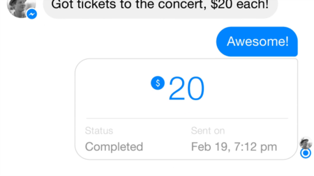 Saldar tus deudas ahora será más fácil, Facebook Messenger permitirá el envío de dinero