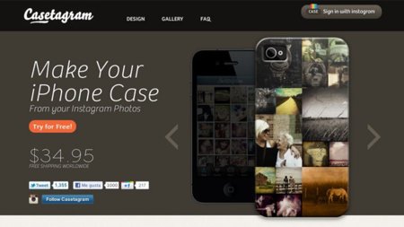 Casetagram, haz tus propias carcasas de iPhone con fotos de Instagram