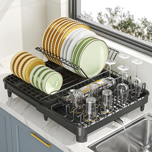 YunNasi Escurridor de Platos Extensible (32-52,5 cm) 