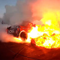 Niños y niñas, esto es lo que pasa cuando quemas rueda con tu Lamborghini Huracán y se te va de las manos
