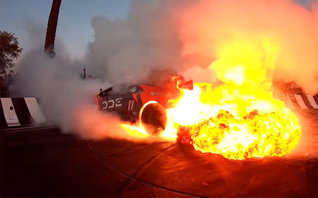 Niños y niñas, esto es lo que pasa cuando quemas rueda con tu Lamborghini Huracán y se te va de las manos