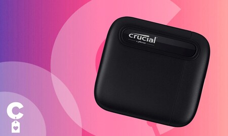 Este pequeño y fiable disco duro SSD portable cuesta muy poco en Amazon: Crucial X6 de 1 TB por 33 euros menos