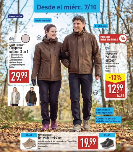 Botas Trekking Folleto Aldi