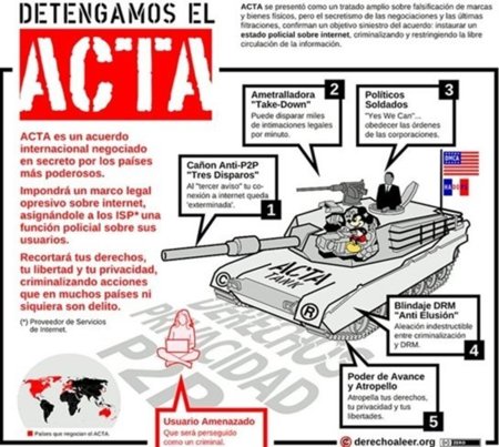 El sábado será el día en que se firme el ACTA