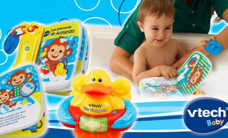 Juguetes y libros electrónicos resistentes al agua