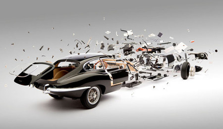 'Disintegrating': la deconstrucción de coches de Fabian Oefner