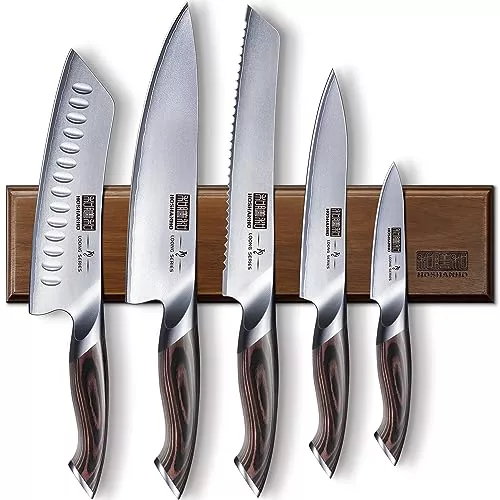 HOSHANHO Juego de Cuchillos de Cocina de 6 Piezas Súper Afilados
