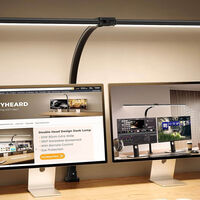 Desde que me la recomendó mi hermano no sé jugar sin ella por la noche. Esta lámpara doble es muy regulable y económica 