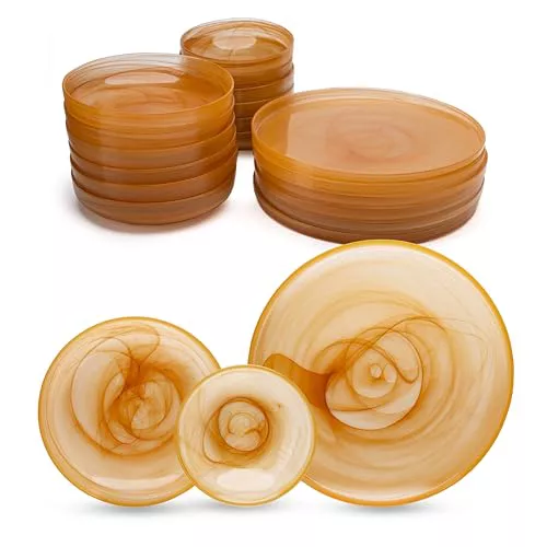 Vajilla de Vidrio de 18 Piezas Fecra Loya Somon 