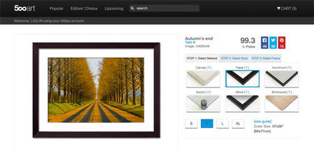 ¿Haciendo negocio de tus fotografías con la propuesta "renovada" del market de 500px? Llega 500pxArt.com
